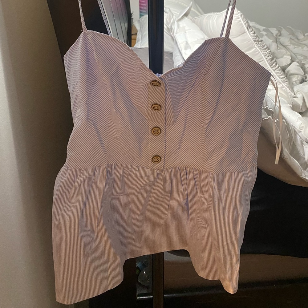 Women's blue tank top size M